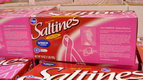 Kroger Saltines 'Giving Hope' Packaging