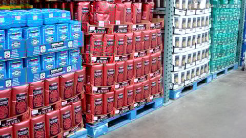 Costco Kirkland Coffee Merchandising