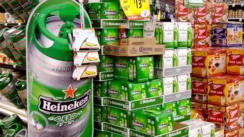 Food 4 Less Heineken Endcap