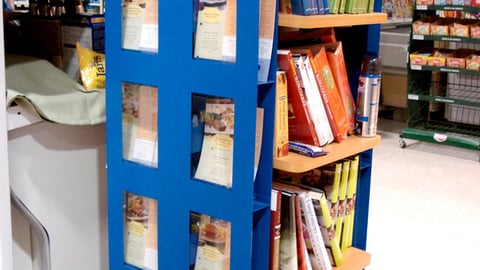 Publix Apron's Cookbook Display Rack