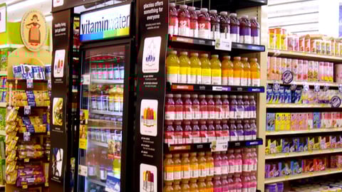 Glaceau 'Trash Talk' Endcap Cooler