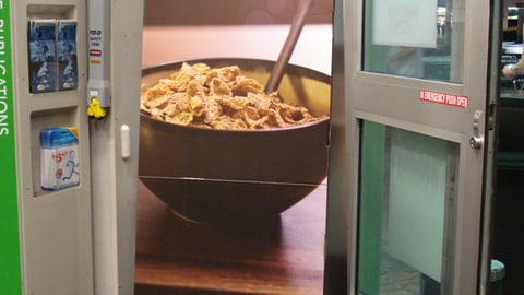 Publix GreenWise Flax Cereal Standee