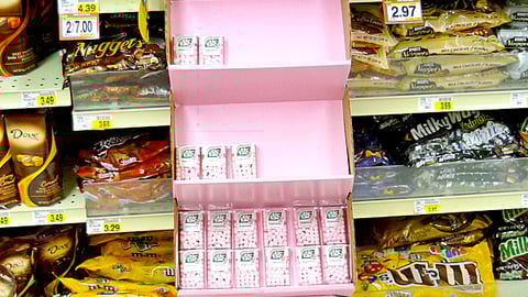 Tic Tac Breast Cancer Awareness Shipper