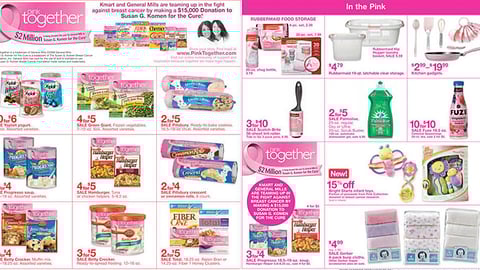 Kmart General Mills 'Pink Together' Feature
