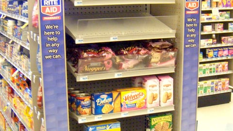 Rite Aid Pink Products Endcap
