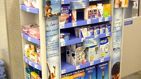 Rite Aid Diabetes Management Display