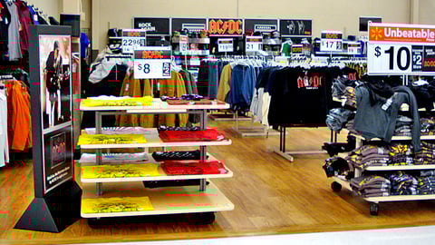 Walmart AC/DC Merchandising