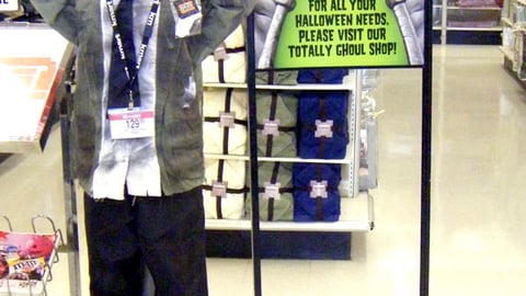 Kmart 'Totally Ghoul' Stanchion Sign