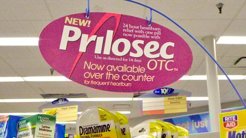 Prilosec OTC Rite Aid Aisle Violator
