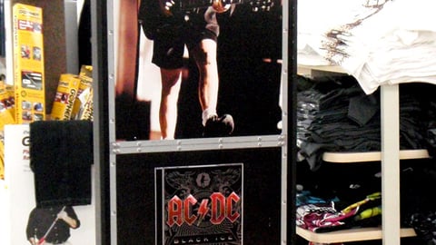 Walmart AC/DC 'Black Ice' Pedestal Sign