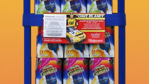 Celsius Promotional Display Rack