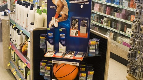 Walgreens Right Guard Counter Display