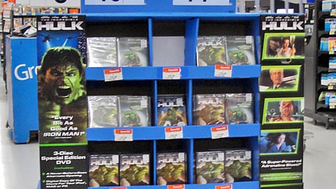 Walmart 'Incredible Hulk' DVD Pallet