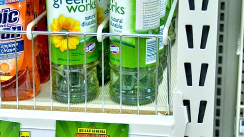 Dollar General Clorox 'Millionaire' Shelf Tag