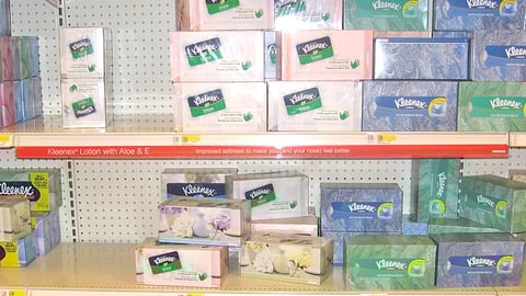 Target Kleenex with Lotion Channel Strip