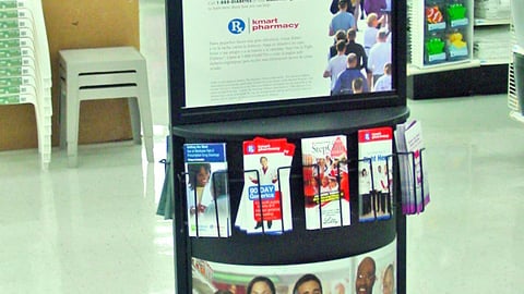 Kmart 'Step Out for Diabetes' Stanchion