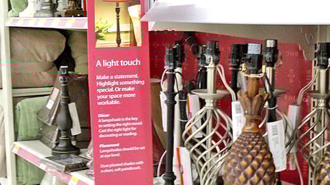 Walmart Better Homes Lighting Violator