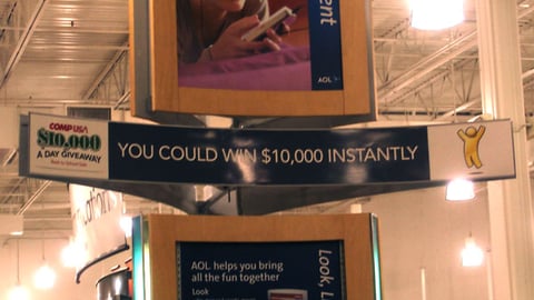 CompUSA Sweepstakes Kiosk