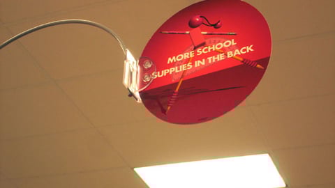 Target Back-to-School Directional Sign