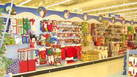 Meijer Holiday Decorations Gondola