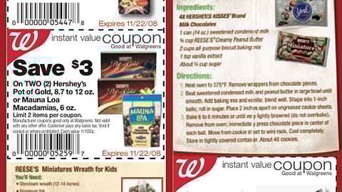 Walgreens Hershey Holiday Recipe Features