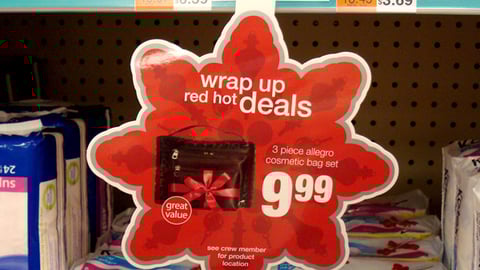 CVS 'Red Hot Deals' Shelf Dangler