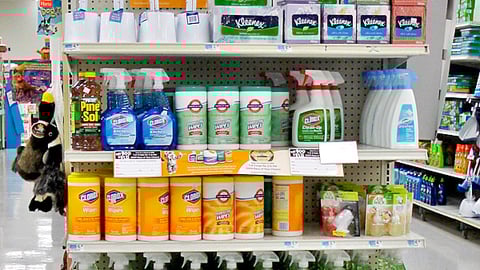 Kmart Clorox 'Boo to the Flu' Endcap