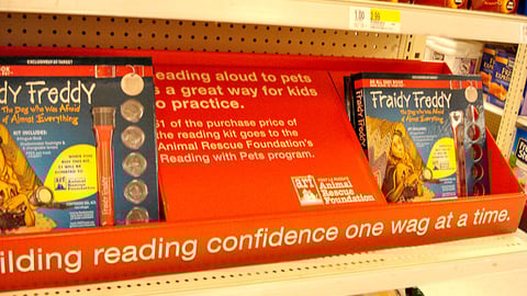 Target 'Fraidy Freddy' Shelf Tray