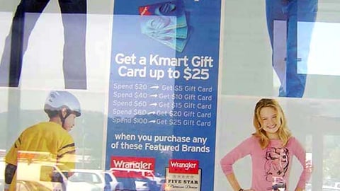 KMart/VF Jeans Window Cling