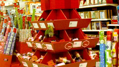 Target Gift Wrap Dump Bin