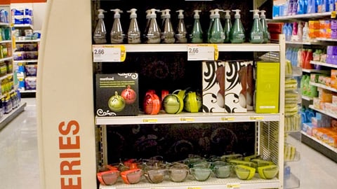 Target Method 'Green Holiday' Endcap