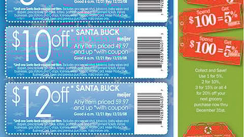 Meijer Holiday Savings Feature