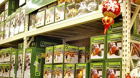 Walmart LED Lights In-Line Display