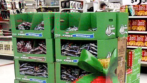 Hershey's Kisses Walmart Holiday Pallet