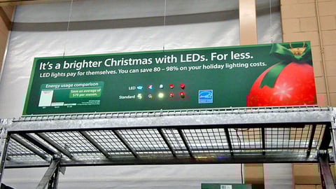 Walmart LED Holiday Lights Header