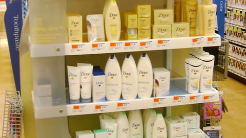 Dove Endcap