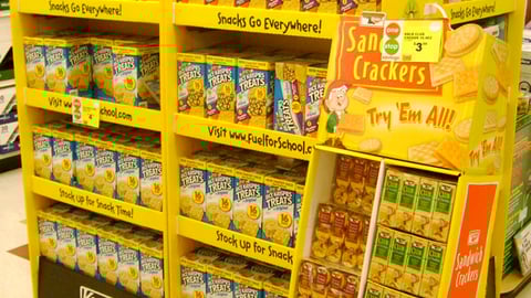 Keebler 'Fuel for School' Floorstands