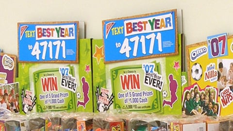 Nabisco 'Best Year Ever' Signs
