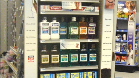 Rite Aid 'Smile' Endcap