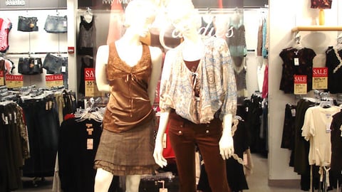 Kohl's Candie's Apparel Display