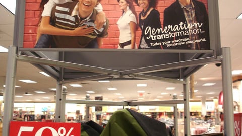 Kohl's 'Generation Transformation' Floorstand