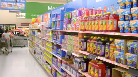 Walmart Kraft 'Simple Mealtime Ideas' Aisle