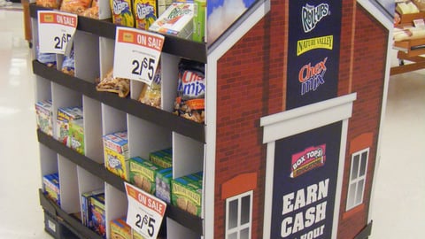 General Mills 'Box Tops' Pallet Display
