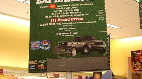 PepsiCo/Shaw's Sweeps Pole Topper