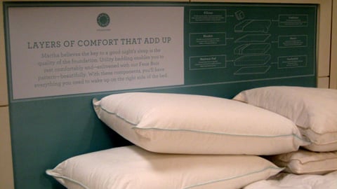 Macy's Martha Stewart Collection Informational Signage