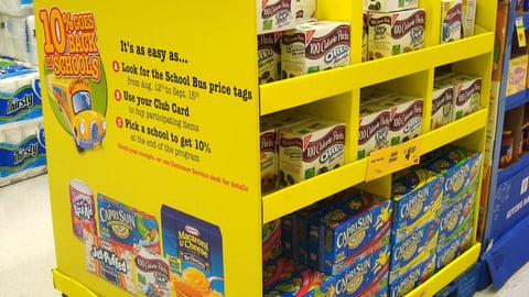 Kraft Safeway '10% Goes Back' Pallet