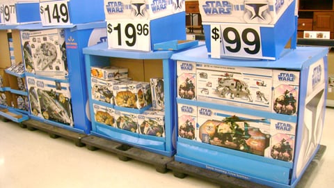 Hasbro 'Clone Wars' Walmart Pallets