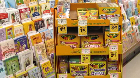 Crayola Hallmark Incentive Floorstand