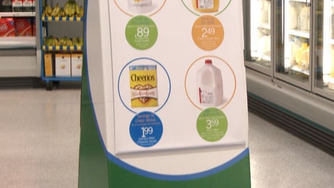 Publix 'Affording the Essentials' Standee