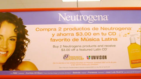 Target Neutrogena Endcap Header